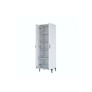 Rani JE110 Armoire Multi-Usage Blanc-Pour Salle De Bains-Balcon-Cuisine-Débarras-Garde-manger Prix Usine Vente En Gros