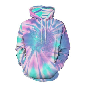 Uso al aire libre Superventas Tie Dye Hoodies Ropa de moda Precio bajo Hombres Tie Dye Hoodies - Product Image 6