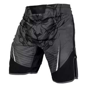 Customized Premium MMA Shorts Own Logo Premium Quality Lightweight Breathable Quick Dry Stretch Martial <b>Arts</b> Sports Wear 100% - Product Image 4
