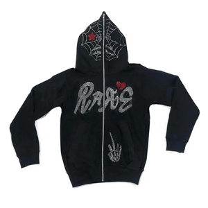 Sudadera con capucha de gran tamaño de lana de algodón orgánico de alta calidad, ropa de calle Unisex, estampado informal, estilo de silicona, venta al por mayor, Invierno personalizado para hombres - Product Image 6