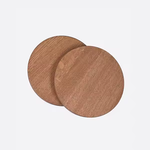 Posavasos de madera de diseño único Posavasos de madera maciza de forma redonda de buena calidad por artesanía creciente - Product Image 4