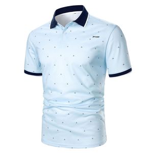 Polo clásico de algodón de manga corta con logotipo personalizado bordado, transpirable, informal, apto para hombres, estilo de ropa de trabajo - Product Image 5