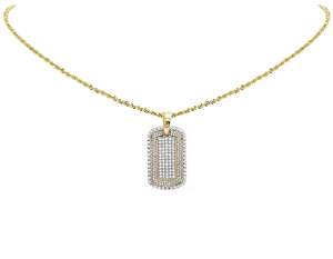 Totalmente helado Moissanite Diamante tachonado en plata 925 personalizado Hip Hop joyería collar encanto colgante - Product Image 4