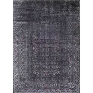 Alfombra Azalea de Lana y Seda Anudada a Mano con Patrón Floral para Decoración de Sala de Estar o Pasillo -Pae-6128 Tamaño 9x12 Diseñador de Interiores - Product Image 1