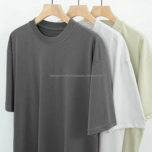 T-shirt col rond confortable et frais au toucher, multicolore, streetwear, décontracté, personnalisable avec votre logo, tee-shirt de marque pour hommes - Product Image 3