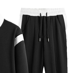 Survêtement de sport d'hiver sur mesure pour homme, coupe ajustée, tenue de sport oversize avec imprimé uni, vente en ligne au Pakistan - Product Image 5