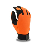 Nuevos guantes mecánicos resistentes a impactos personalizados Guantes de motosierra de seguridad de cuero Guantes de construcción de trabajo de seguridad