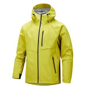 Vestes d'extérieur à capuche imperméables pour hommes, manteaux de jogging de randonnée pour le printemps et l'automne, avec bombardier cargo, style coupe-vent, vêtements d'extérieur pour hommes - Product Image 1