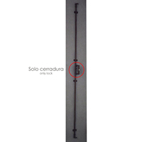 Cerradura Falleba Sin Llave 93/ Marrón