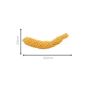 Jouet pour chien et animal de compagnie en corde de banane durable fait à la main, style dessin animé écologique, emballé dans un sac - Product Image 4