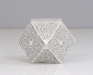 Mesa moderna hecha a mano con incrustaciones de hueso para taburete Dormitorio Hotel Uso en el hogar Muebles de sala de estar Directo de fábrica - Product Image 1