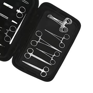 Juego básico de instrumentos de cirugía general y veterinaria Manual de acero inoxidable de la mejor calidad - Product Image 3