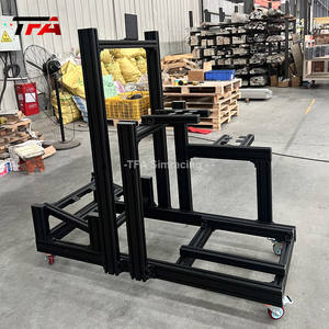 Simulador de Carreras con Movimiento de 6 Grados de Libertad, Cabina de Aluminio 4040 con Soporte Tipo B, Base Ajustable <span class=keywords><strong>para</strong></span> Monitor de 32' <span class=keywords><strong>para</strong></span> Configuración de Vuelo en <span class=keywords><strong>PC</strong></span> - Product Image 5