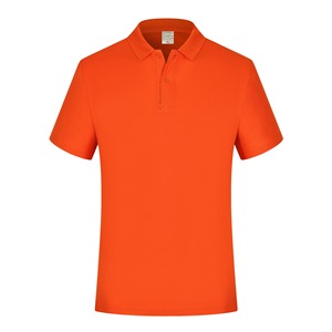 Unisex Casual para camisa 100% tejido de punto de algodón manga corta cuello en contraste tubería secado rápido impresión Digital personalizada - Product Image 1