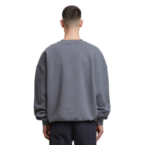 Sweat-shirt unisexe à col rond de haute qualité, en molleton écologique, lavé à l'acide, disponible dans toutes les couleurs, personnalisation du design et du logo - Product Image 2