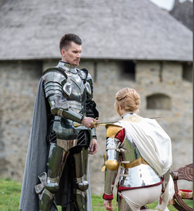 2024 Traje de armadura de caballero templario de alta calidad más vendido | Caballeros cruzados - Product Image 2