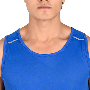 Pas cher prix hommes sans manches respirant couleur unie débardeur personnalisé prix pas cher dernier style hommes débardeurs - Product Image 4