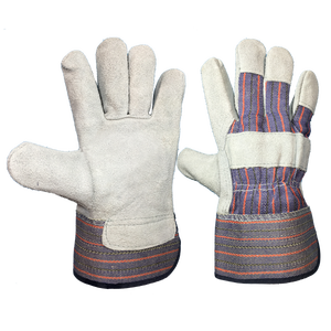 ถุงมือหนังวัวป้องกันการบาด พร้อมข้อมือยางและโครงสร้างที่ทนทาน - Product Image 3