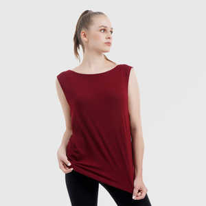 Camiseta sin mangas ajustada para mujer, ropa deportiva transpirable, camisetas sin mangas, nuevo estilo, camisetas sin mangas de entrenamiento de gimnasio para mujer de Color sólido - Product Image 2
