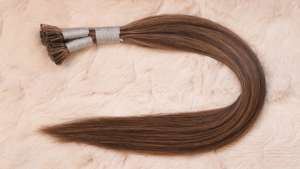 Meilleure vente perruques d'extension de cheveux humains à pointe en U de couleur surlignée naturelle de 22 pouces de long pour les femmes de Indie Curls - Product Image 2