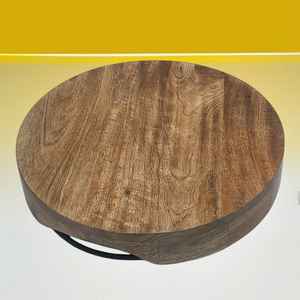 Elegante bandeja de madera para servir hecha a mano y ecológica para el desayuno en la cama, la hora del té o el entretenimiento en casa con estilo - Product Image 3