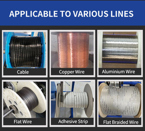 Qipang 500mm spool Cáp quanh co máy 2-3mm nhôm dây silicon cao su Cáp mất máy - Product Image 2
