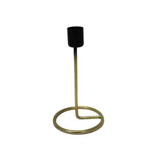 Éclairage Décoratif Design Élégant Bougeoir Cône en Métal pour la Maison et Noël Noir et Argent Bougie Cône - Product Image 3