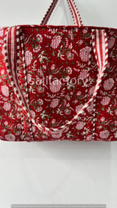 Bolso de mano de algodón acolchado con estampado de tigre para mujer, bolso de hombro Hippie con cierre abierto para compras diarias, bolso de transporte sólido de moda étnica - Product Image 3