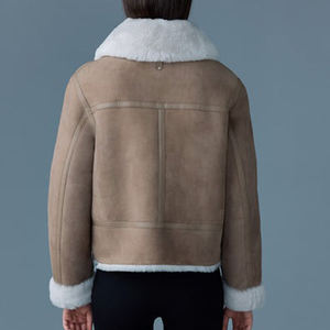 Abrigos de Piel de Oveja Estilo Shearling 2025, Abrigos de Invierno para Hombre, Transpirables, Casuales, de Piel de Oveja, Unisex - Product Image 3