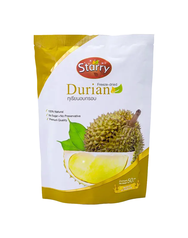 'Starry' 100% Natural Freeze Dried Fruit Monthong Durian (Thailand) 30g