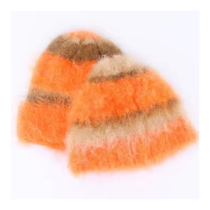 Gorros de mohair de alta calidad Gorros de mohair de invierno con estilo Gorros de punto Gorros de mohair - Product Image 2