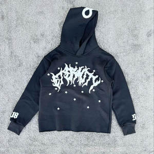 Fabricant de vêtements personnalisé graphique DTG impression Logo ensemble à capuche et pantalon de survêtement imprimé survêtement Tech polaire survêtement Hoddie - Product Image 2