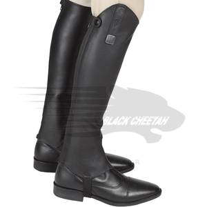 Huntley Ecuestre Ultra Suave Ajuste Personalizado Junto con Flexibilidad y Estabilidad Cuero Premium Half Horse Chaps - Product Image 1