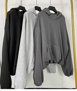 เสื้อโค้ทมีฮู้ดผ้าคอตตอน100% สองชั้นภาพเงาแนวสตรีทแฟชั่นฤดูใบไม้ผลิ - Product Image 4