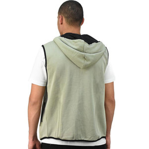 Sweat à capuche à demi-manches avec fermeture éclair pour homme, 450 GSM, 100% coton, poids lourd, pour les collections de vêtements de streetwear - Product Image 2
