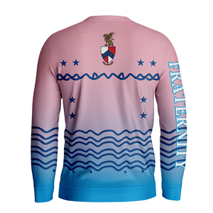 Pull tricoté de sororité Beta Theta Pi personnalisé unisexe pull d'université d'hiver décontracté brodé de lettres grecques motif moche Mohair - Product Image 2