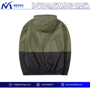 เสื้อกันลมคอปกตั้งของผู้ชาย, เสื้อโค้ทกันน้ำมีฮู้ดเสื้อกีฬากลางแจ้งเสื้อวิ่งระบายอากาศทันสมัยสำหรับฤดูหนาว - Product Image 3