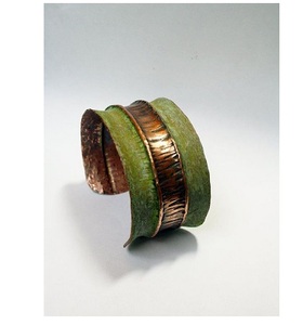 Handmade Solid Floral Copper <b>Bracelet</b> High Quality Fashion Accessory Beautiful Bangle at Wholesale Price - Product Image 6