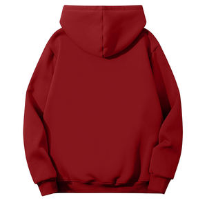 เสื้อฮู้ดแบบสวมหัวพิมพ์ลายพัฟมาใหม่2024ผ้าฟลีซซับในผ้าโพลีเอสเตอร์/ ผ้าฝ้ายลายสีพื้นแบบกำหนดเองสำหรับฤดูหนาว - Product Image 6