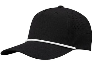 Unisex 100% Polyester Dobby 6-Panel Deep Crown Baseball Cap Silver Copper Buckle Adjustable Unstructured Dad Hat for Outdoor - Product Image 6