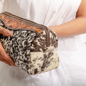 Boîte à bijoux en cuir de style occidental pour le stockage de bijoux de voyage Boîte à bijoux occidentale Meilleur cadeau pour les femmes - Product Image 3