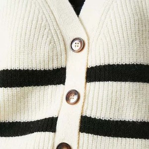 Prix raisonnable, bonne qualité, cardigan pour femmes en tricot décontracté, respirant, à double boutonnage, solide, automne, nouveau 2026 - Product Image 5