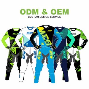 Nouveau maillot de course BMX personnalisé de qualité supérieure Équipement de course de montagne sublimé personnalisé Équipement de course BMX vente en gros directement en usine - Product Image 4