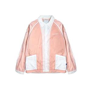 Veste Coach Réversible Transparente pour Homme Liberaiders, Tissu Tissé Imperméable, Double Boutonnage, Fermeture Éclair, Capuche, Décontractée pour le Printemps - Product Image 1