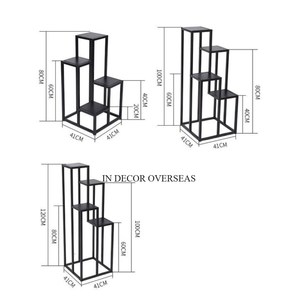 Métal de qualité supérieure plaqué or de haute qualité et marbre blanc fait Unique Designer pièce maîtresse de mariage décoration Harlow Stand - Product Image 3