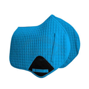 Tapis de selle de dressage équestre de qualité supérieure avec base en mousse haute densité, design en cuir matelassé et saut en forme de bois ferme - Product Image 3