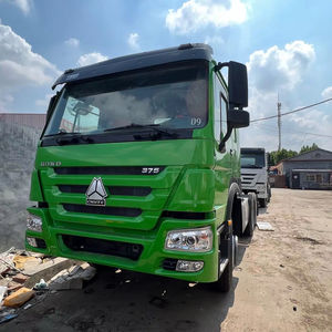 Camion tracteur d'occasion Sinotruk Euro2 Diesel 6X4 à direction à gauche HOWO 10 roues avec capacité de charge de 21-30T, 371 ch, caméra arrière 360° - Product Image 1