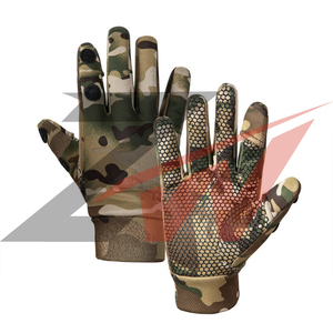 Gants de chasse tactiques légers en camouflage extensible, nouvelle conception personnalisée, gants de chasse en camouflage pour hommes, en polaire thermique, compatibles avec les écrans tactiles, OEM - Product Image 4