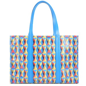 Designer Brand Women's Large Capacity Floral Print Beach Bag Genuine Leather Waterproof Design Shoulder <b>Handbag</b> - Product Image 1