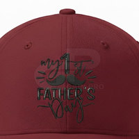 Casquette Happy Father Day pour hommes avec un design élégant, une fermeture réglable et un look décontracté et relaxant